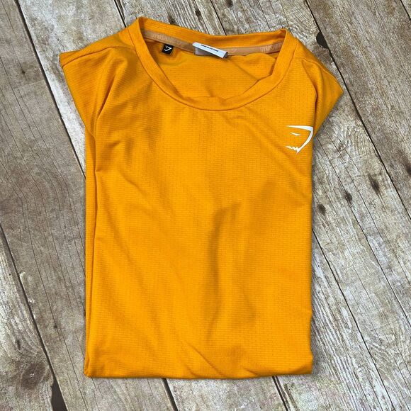 GYMSHARK MENS ESSENTIAL MESH CREWNECK ATHLETIC ACTIVEWEAR GYM SHIRT SIZE SMALL - Picture 3 of 4